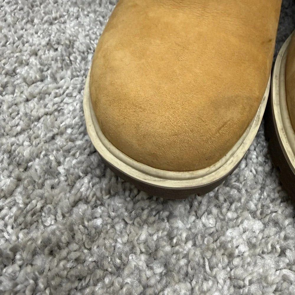 Timberland faux fur tongue nubuck Leather boots shoes 15